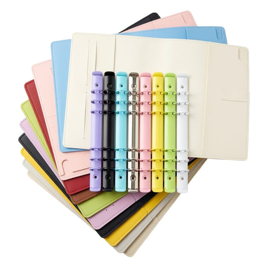 A5サイズ　レザー風システム手帳カバー　バインダーカスタマイズ可能　オーダーメイドペットポートレート刺繍