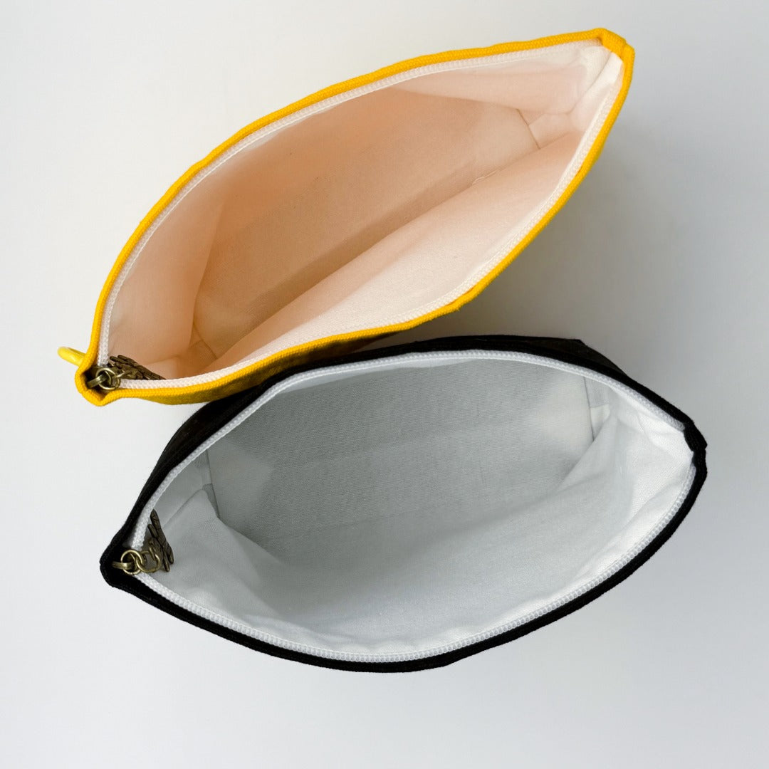 綿100%キャンバスポーチ　オーダーメイドペットポートレート刺繍