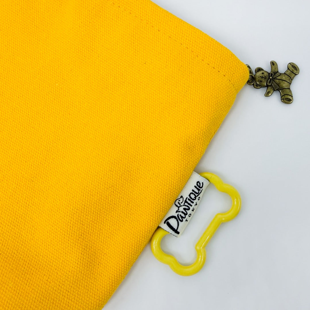 綿100%キャンバスポーチ　オーダーメイドペットポートレート刺繍