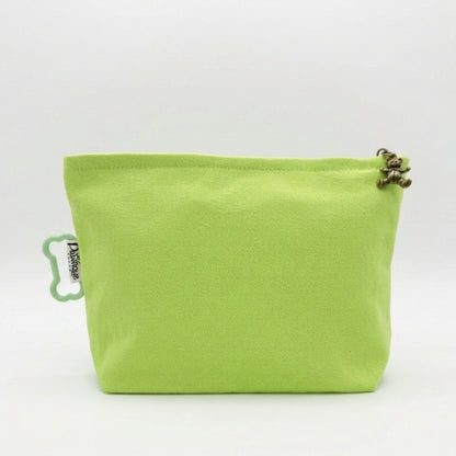 綿100%キャンバスポーチ　オーダーメイドペットポートレート刺繍