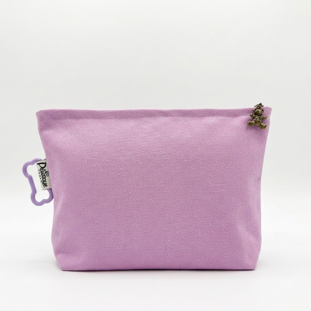 綿100%キャンバスポーチ　オーダーメイドペットポートレート刺繍