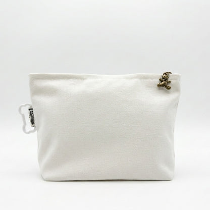 綿100%キャンバスポーチ　オーダーメイドペットポートレート刺繍