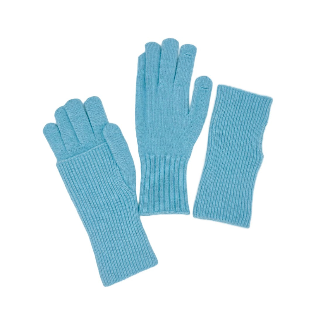 ウール混グローブ　オーダーメイドペットポートレート刺繍