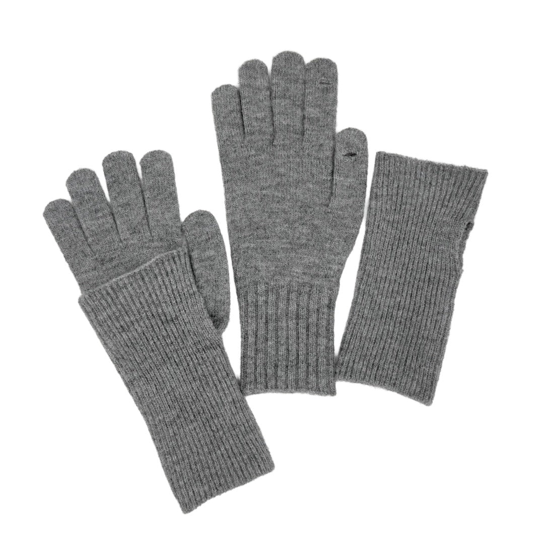 ウール混グローブ　オーダーメイドペットポートレート刺繍