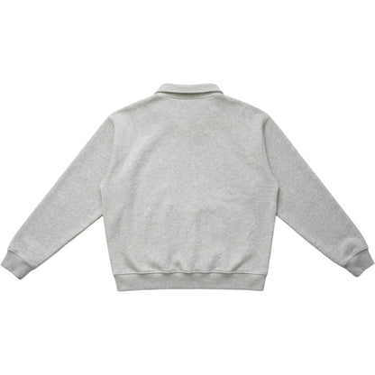 綿混ポロスウェット　オーダーメイドペットポートレート刺繍