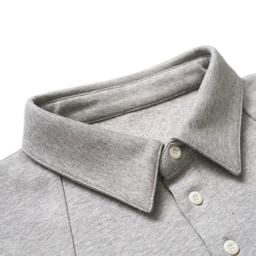 綿混ポロスウェット　オーダーメイドペットポートレート刺繍