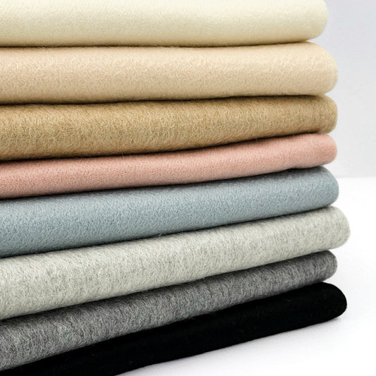 カシミア100%マフラー　オーダーメイドペットポートレート刺繍