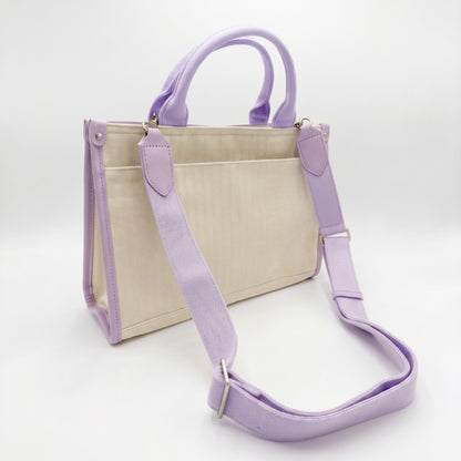 [Coming Soon] Cotton Canvas 2-Way Tote Bag with Custom Pet Portrait Embroidery