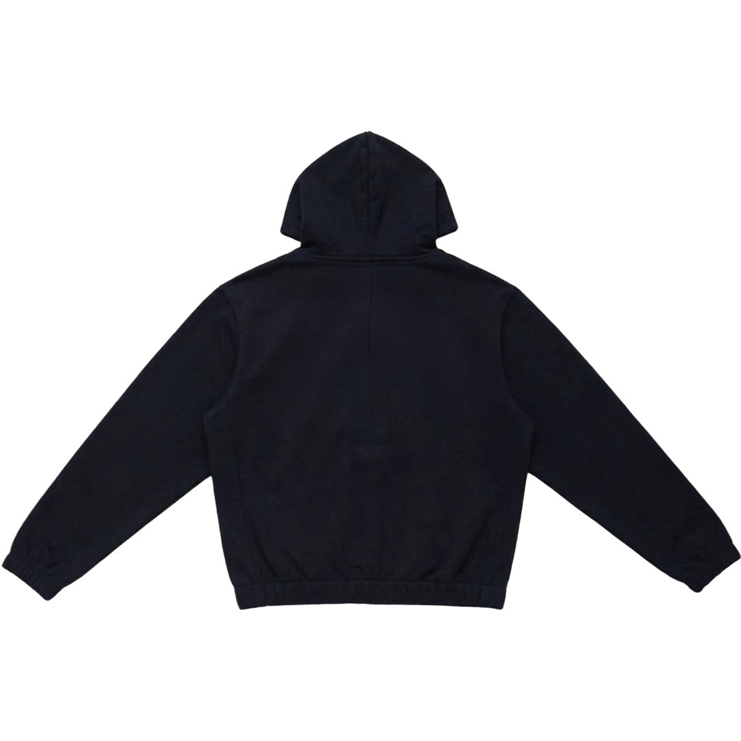 綿混ダブルジップパーカー　オーダーメイドペットポートレート刺繍