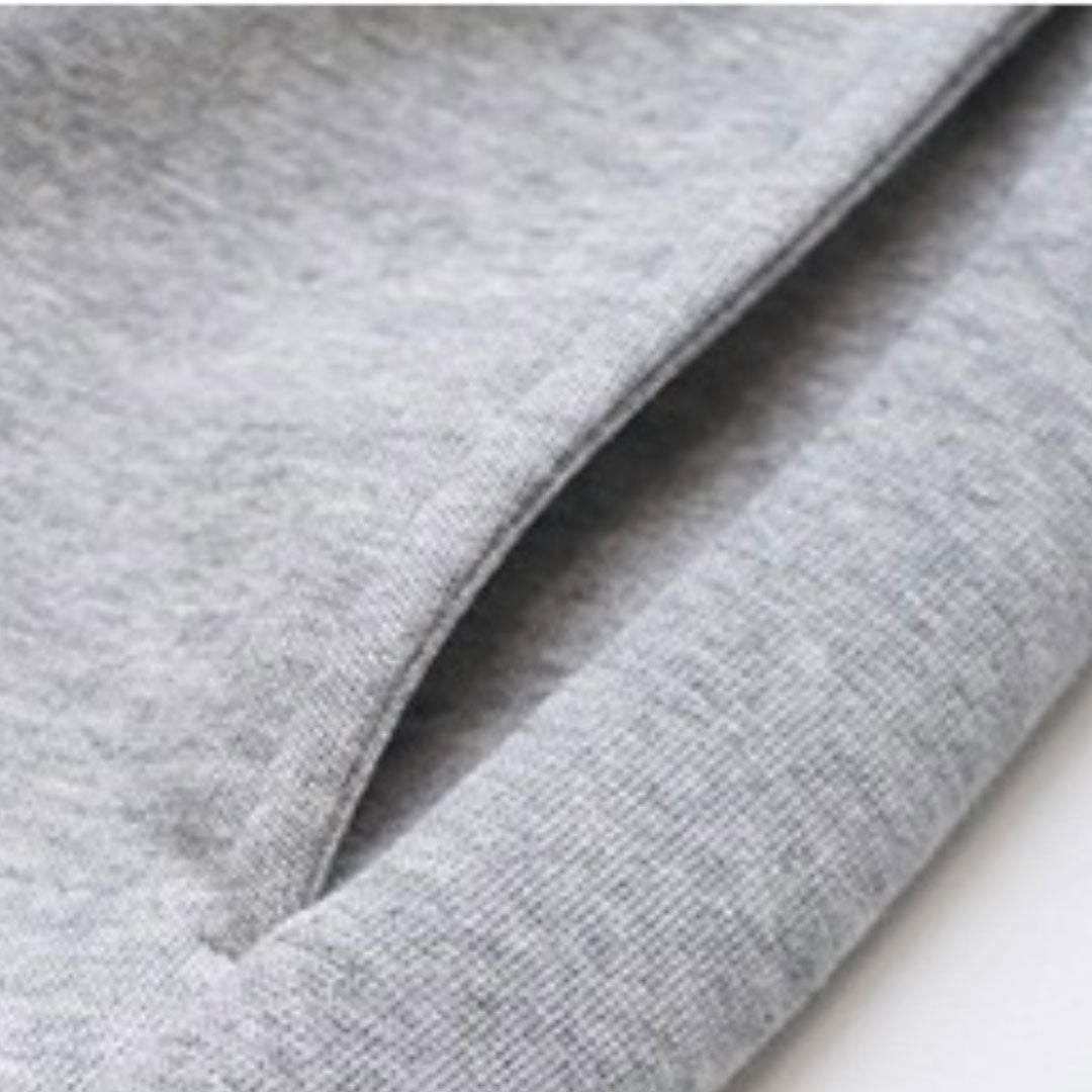 綿混ダブルジップパーカー　オーダーメイドペットポートレート刺繍