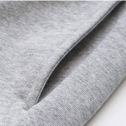 綿混ダブルジップパーカー　オーダーメイドペットポートレート刺繍